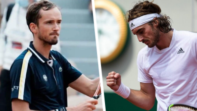 Medvedev ve Tsitsipas çeyrek finalde