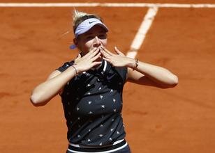 Roland Garros’ta 17’lik Anisimova tarih yazdı