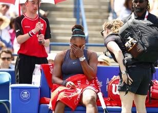 Serena, finali sakatlığı yüzünden tamamlayamadı